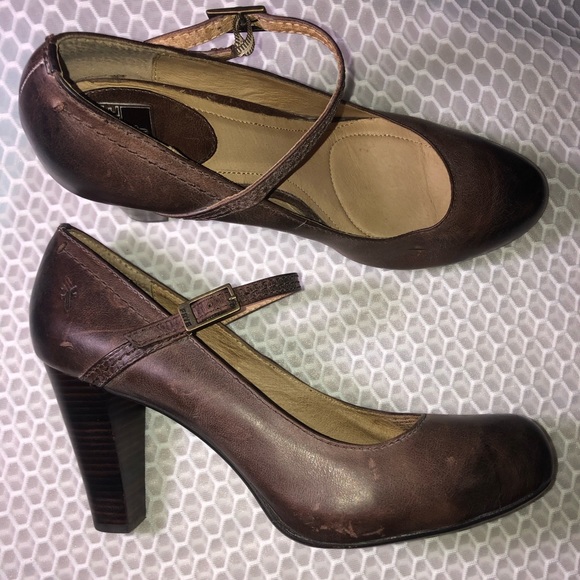 Frye Miranda Mary Jane Heels Size 11 - Picture 6 of 10